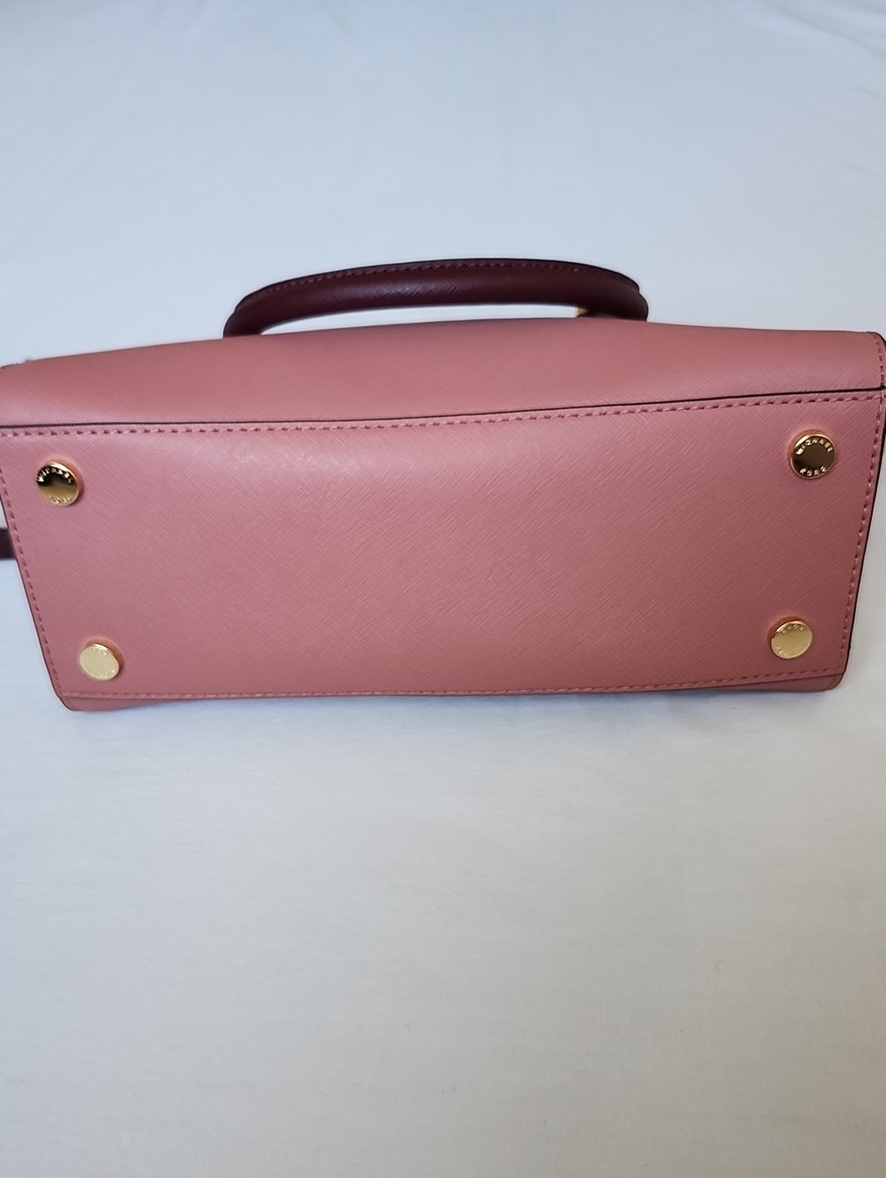 Michael Kors Selma Medium Colorblock Leather Satchel Crossbody Rose Multi NWT - Picture 11 of 16